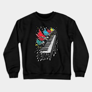 Piano keys a crime-fighting team Crewneck Sweatshirt